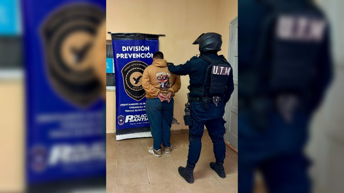 Las Termas: cuidaba coches y tenía pedido de captura nacional
