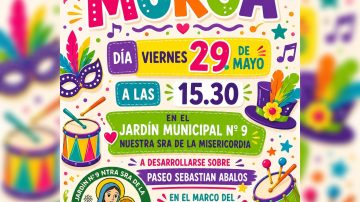 Convocan a participar de la “Murga del Jardín” en el Paseo Sebastián Ábalos