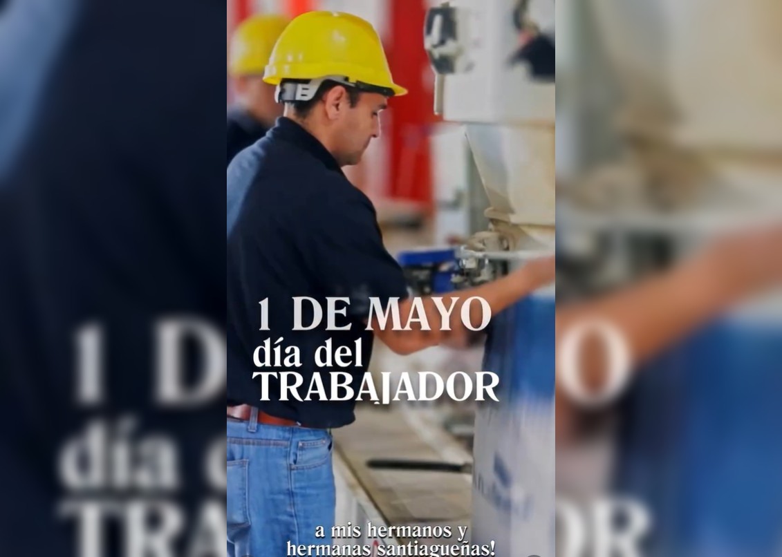 El gobernador Elías Suárez saludó a los santiagueños por el Día del Trabajador con un emotivo mensaje