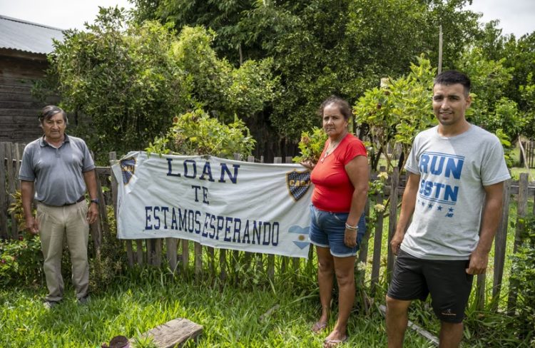 Caso Loan: realizan una inspección en la casa de la abuela Catalina y en el naranjal