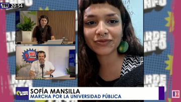“Salimos a la calle para defender el sueño de la primera generación de universitarios”