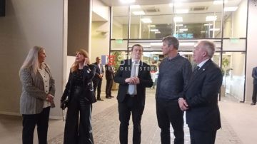 Mario Pergolini recorrió el CCB junto al gobernador Elías Suárez y el senador Gerardo Zamora