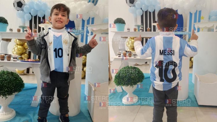 El pequeño “Messi” santiagueño ya recibió la primera inyección para crecer y sueña con conocer a su ídolo