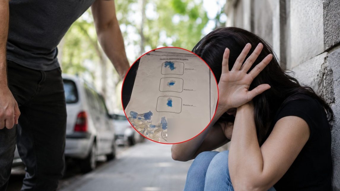 Pareja “narco” quedó detenida en plena vía pública por darle una paliza a la ex de él