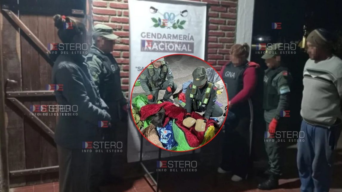 Copo: cayó una mujer con más de 12 kilos de cocaína escondidos entre ropa en un colectivo que venía de Salta