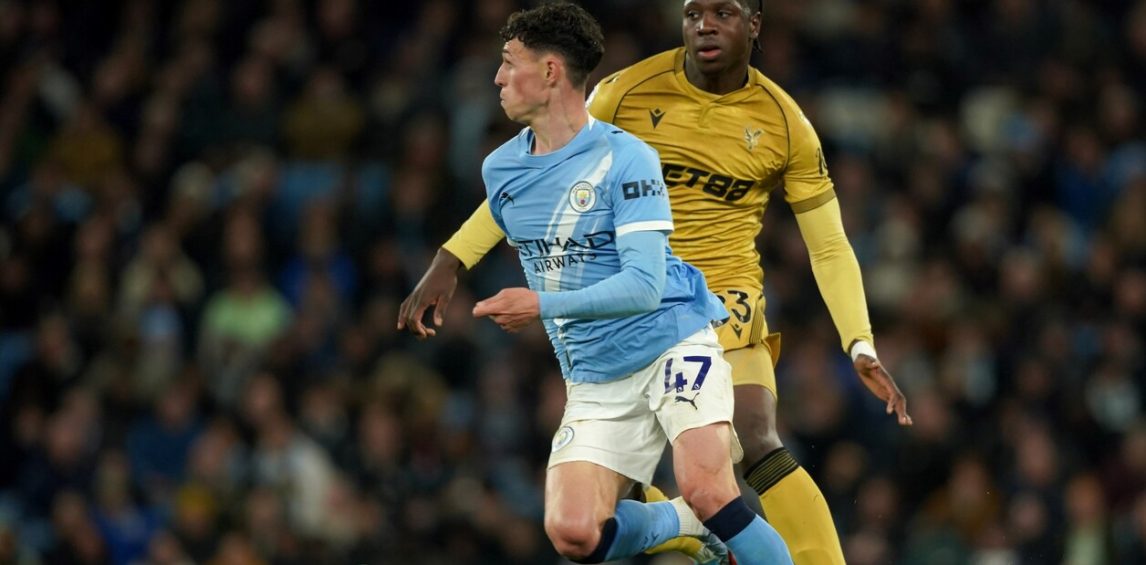 Manchester City goleó al Crystal Palace y le mete presión al Arsenal en la Premier League