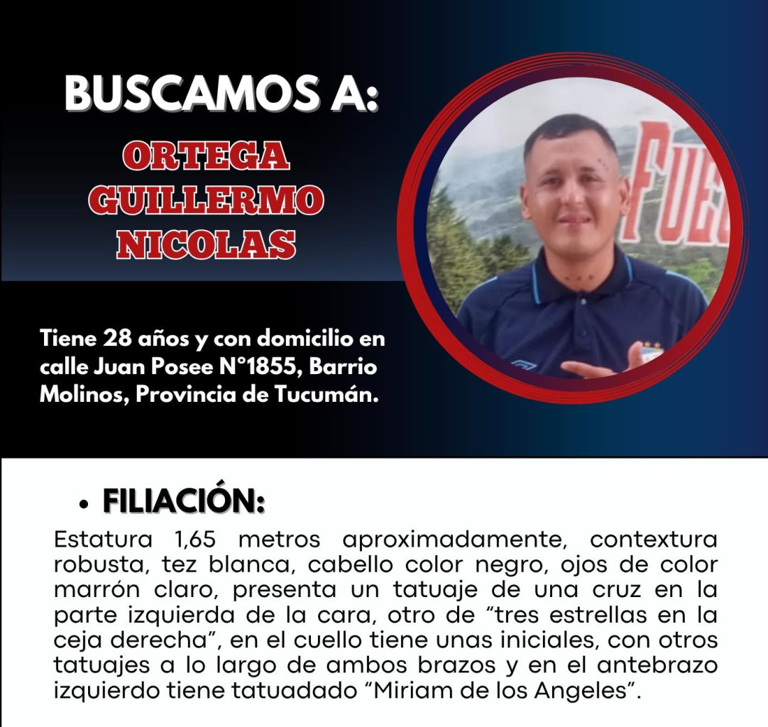 Buscan a un tucumano que se fue de un centro de rehabilitación cerca de Vilmer