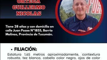 Buscan a un tucumano que se fue de un centro de rehabilitación cerca de Vilmer