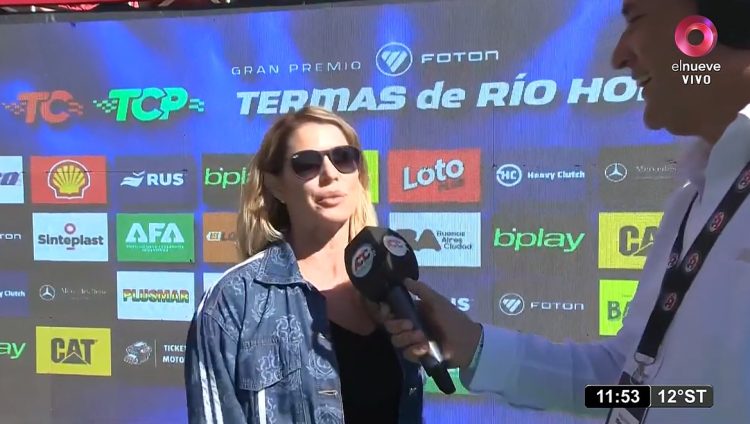 Pamela David disfruta del TC en Termas y destacó el impacto turístico del Autódromo y el Museo del Automóvil