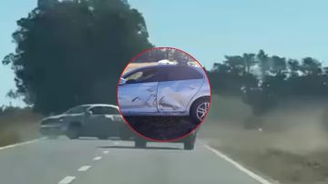 VIDEO | “Le pegó un tiro en la cabeza”: huyó de la Policía, llevaba molotov y desató el caos en la ruta
