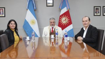 Presidente del Superior Tribunal de Justicia recibió a autoridades sindicales