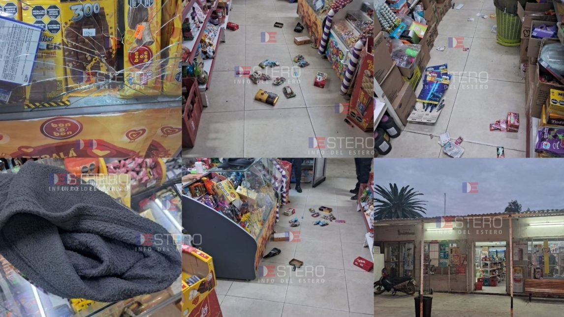 Violento robo en Añatuya: delincuente se llevó $200 mil y destrozó un autoservicio