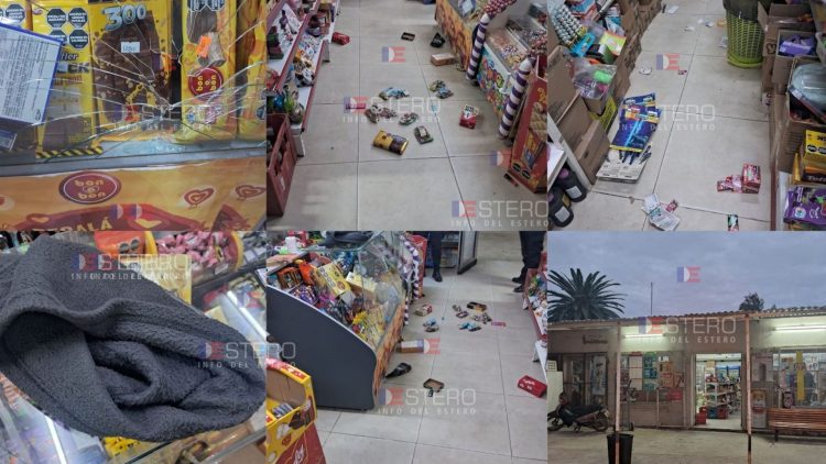 Violento robo en Añatuya: delincuente se llevó $200 mil y destrozó un autoservicio
