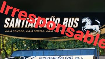 Denunció públicamente al Santiagueño Bus: “Me bajaron en Dora, con mi madre que no camina y mi hija menor”