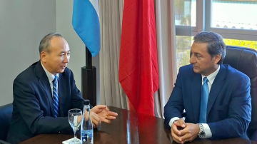 Silva Neder recibió al embajador chino Wan Wei en la Legislatura provincial