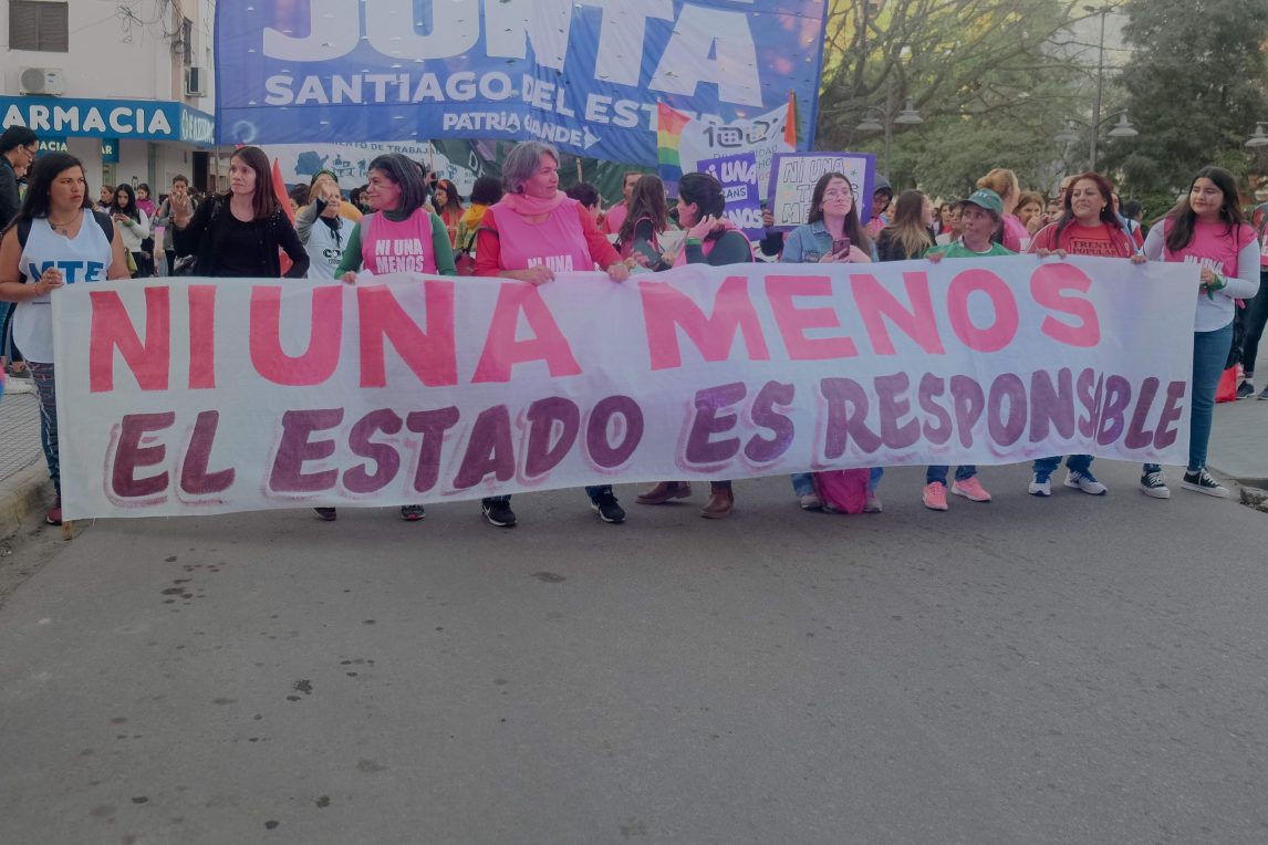 3J en Santiago del Estero: organizaciones feministas y sociales vuelven a las calles bajo la consigna “Ni Una Menos”