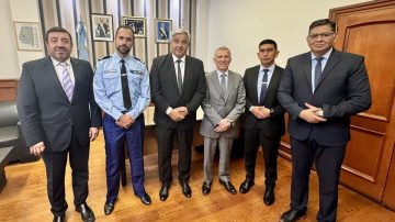 El Gobierno de la provincia analizó estrategias de seguridad junto a autoridades de Francia