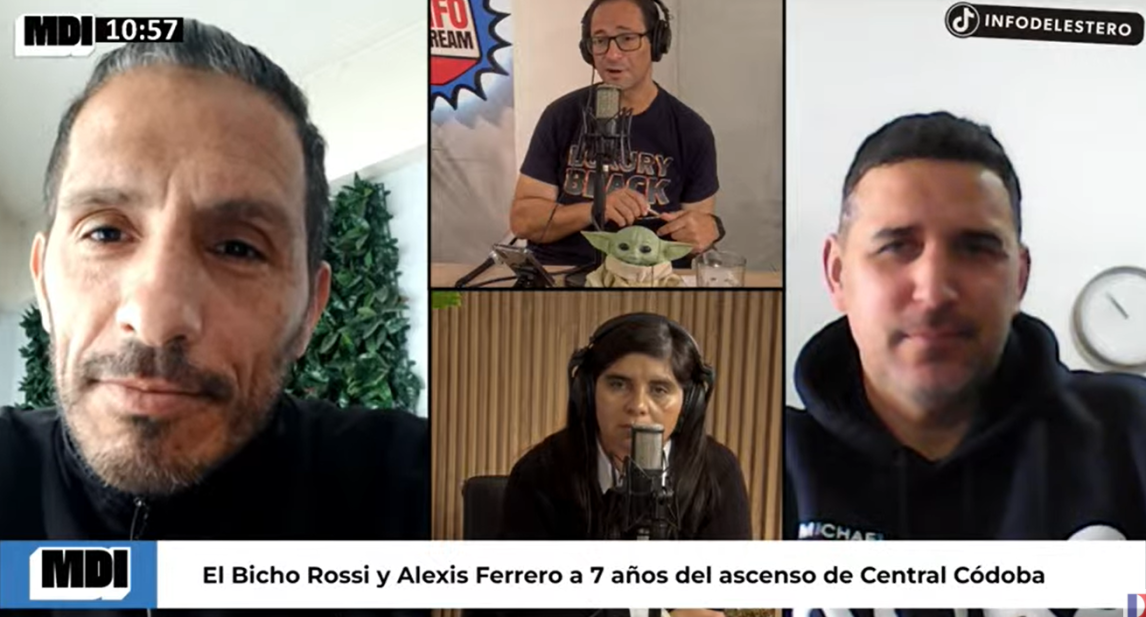 Alexis Ferrero y “Bicho” Rossi, recordaron el histórico ascenso a Primera de Central Córdoba en MDI