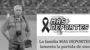 Profundo dolor en el periodismo deportivo local por la muerte del fotógrafo Osvaldo Aranda