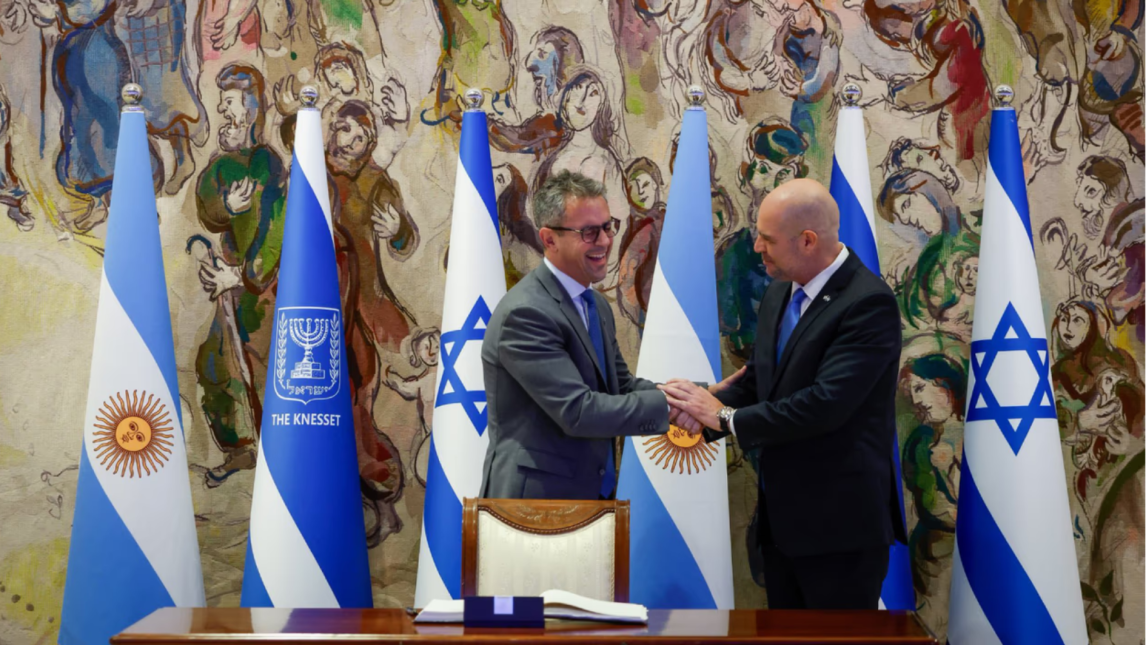 Martín Menem realizó una histórica visita al Parlamento israelí con el objetivo de fortalecer vínculos bilaterales