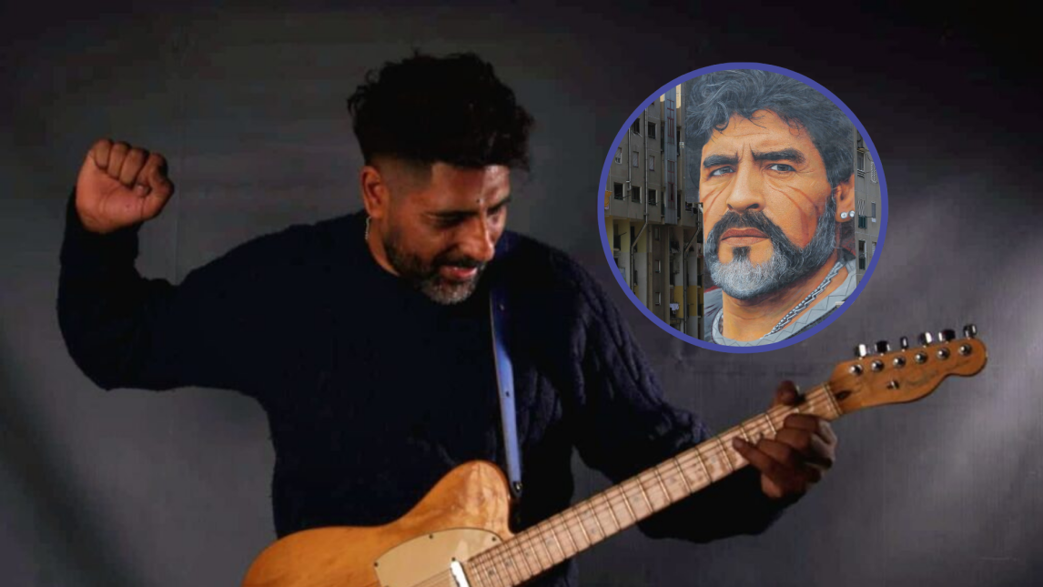 De gira por Europa | Demi Carabajal quedó impactado por la devoción a Maradona en Nápoles: “Prácticamente es Dios”