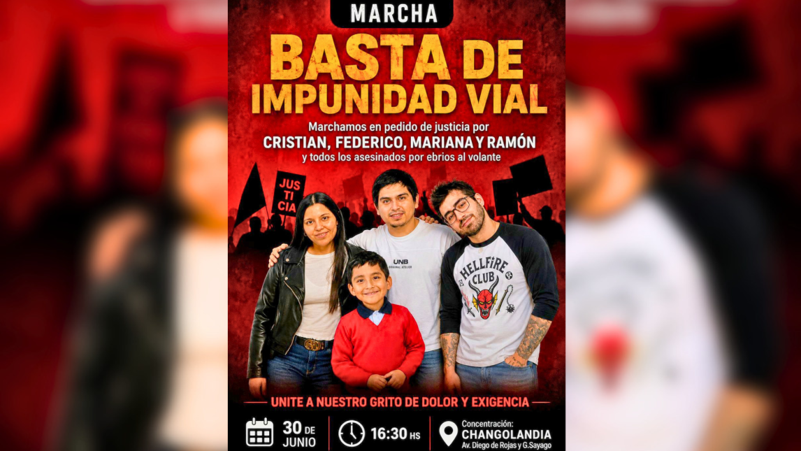 Convocan a una marcha en Santiago del Estero para reclamar justicia por las víctimas de conductores alcoholizados