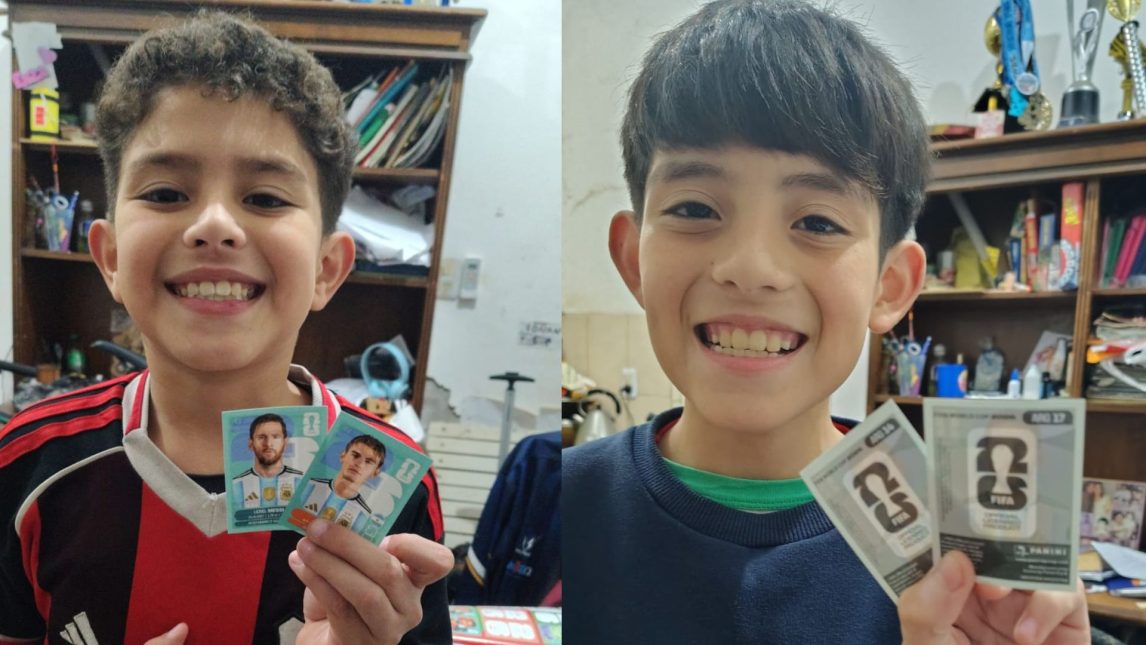 Furor por las figuritas del Mundial: escasean los sobres en kioscos y comercios del centro santiagueño