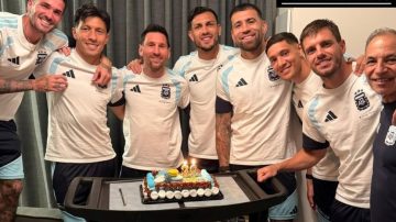 El emotivo regalo de la Selección Argentina para Messi en su cumpleaños