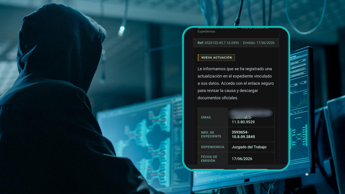 “Nueva notificación de tu expediente”: alertan por una modalidad de estafa virtual que simula ser del Poder Judicial