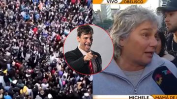 El último adiós a Gaspi: emoción y lágrimas en medio del saludo de su madre Michelle