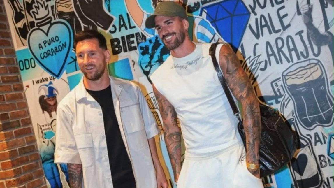 Messi llegó a Kansas para sumarse a la Selección Argentina