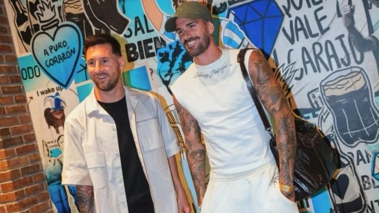 Messi llegó a Kansas para sumarse a la Selección Argentina