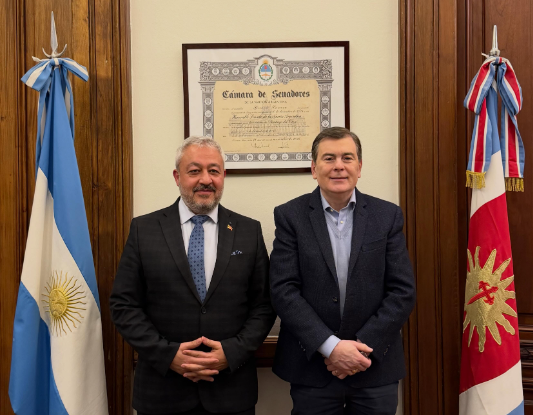 Zamora recibió a representantes de la Cámara de Comercio Argentino-Turca para impulsar vínculos comerciales
