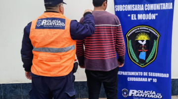 Lo descubrieron in fraganti queriendo robar animales porcinos y quedó detenido