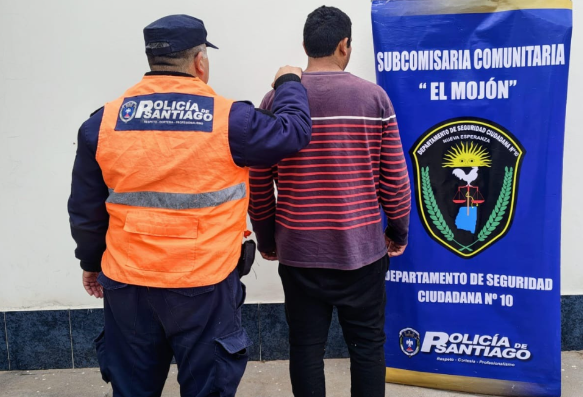 Lo descubrieron in fraganti queriendo robar animales porcinos y quedó detenido