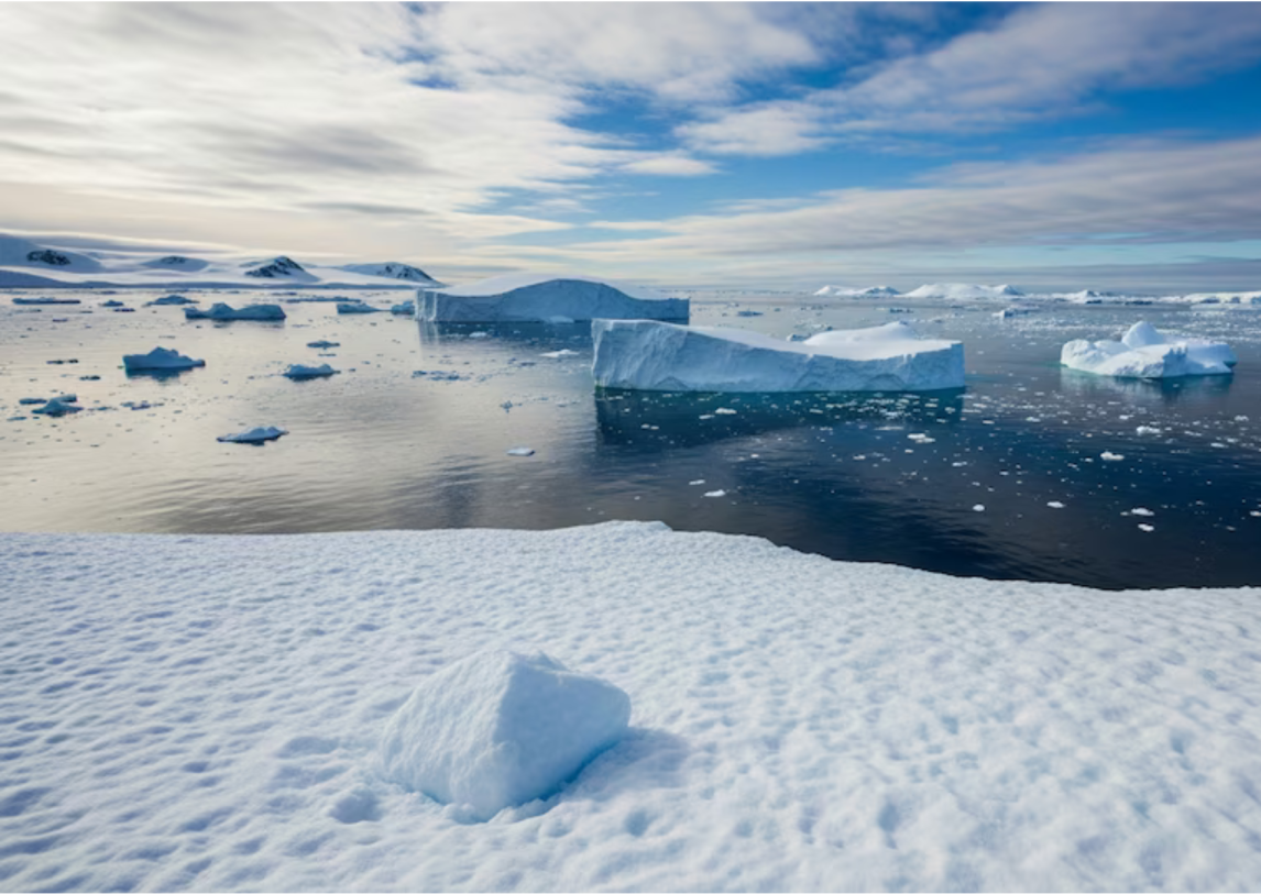 Descubren bajo el hielo de la Antártida un abanico geológico que separó los continentes