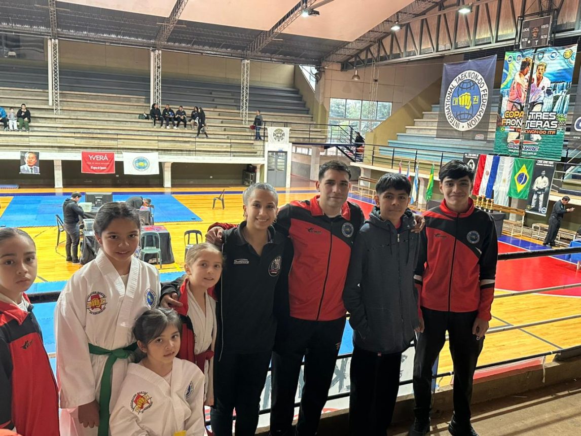 La escuela de Taekwondo Top Team hizo historia en el Torneo Tres Fronteras de Puerto Iguazú