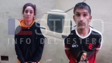 Una pareja que era buscada por robo, fue detenida tras destrozar la ventanilla de una camioneta y sustraer ropa y zapatillas