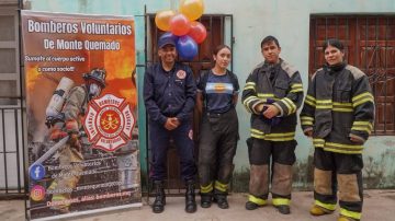 En su día, Bomberos Voluntarios de Monte Quemado llevaron actividades educativas a escuelas de la ciudad