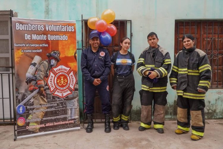 En su día, Bomberos Voluntarios de Monte Quemado llevaron actividades educativas a escuelas de la ciudad