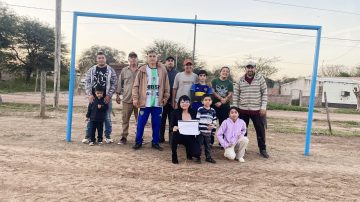 Vecinos del Barrio Matadero recuperan su cancha y convierten un sueño en realidad