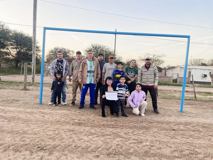 Vecinos del Barrio Matadero recuperan su cancha y convierten un sueño en realidad