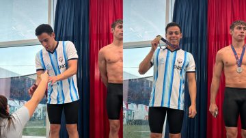 Histórico triunfo internacional: el nadador santiagueño Matías Sosa González se coronó campeón en EEUU