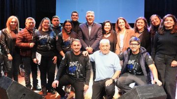 Nediani entregó los premios del “Dame Pista” y anunció la segunda edición del certamen de canto
