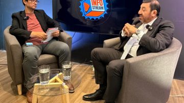El ministro Bernardo Herrera en “O sea, Digamos”: defendió las candidaturas del Frente Cívico y cuestionó con dureza a Milei