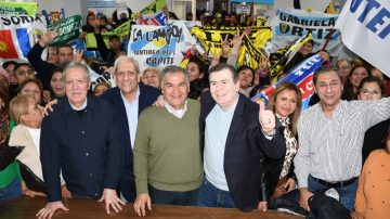 PJ: Pichón Neder recibió a Mario Benavente en una multitudinaria reunión