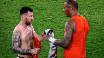 El héroe de Curazao que intercambió camiseta con Messi en el Madre de Ciudades