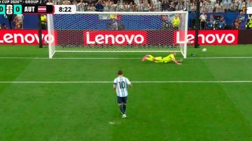 Video: Messi falló un penal y Argentina sigue igualando con Austria