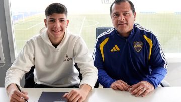Orgullo santiagueño: Franco Pérez firmó su primer contrato profesional con Boca Juniors