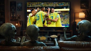 Los extraterrestres pegaron el faltazo: Brasil goleó y no hubo abducciones